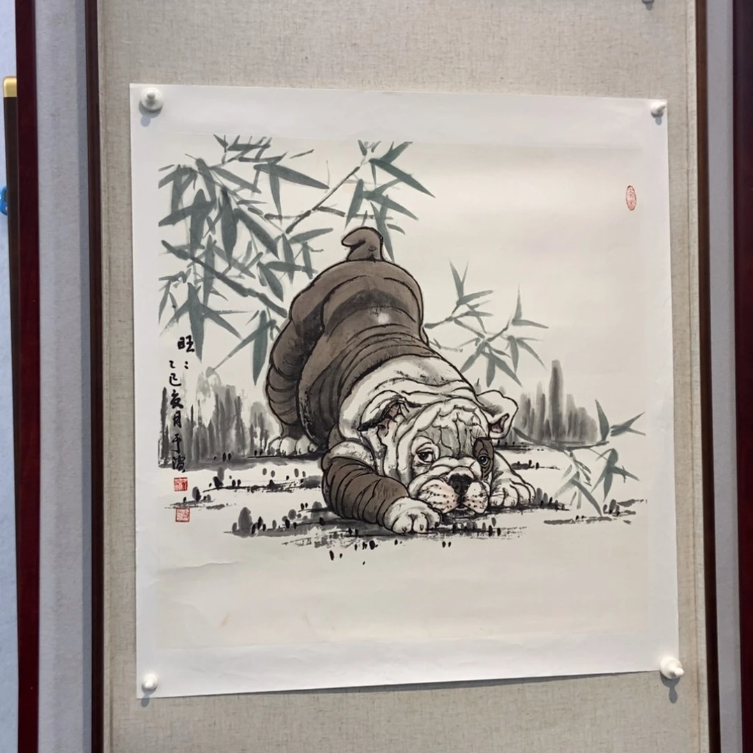 烟***南国画墨鱼精品墨鱼精品