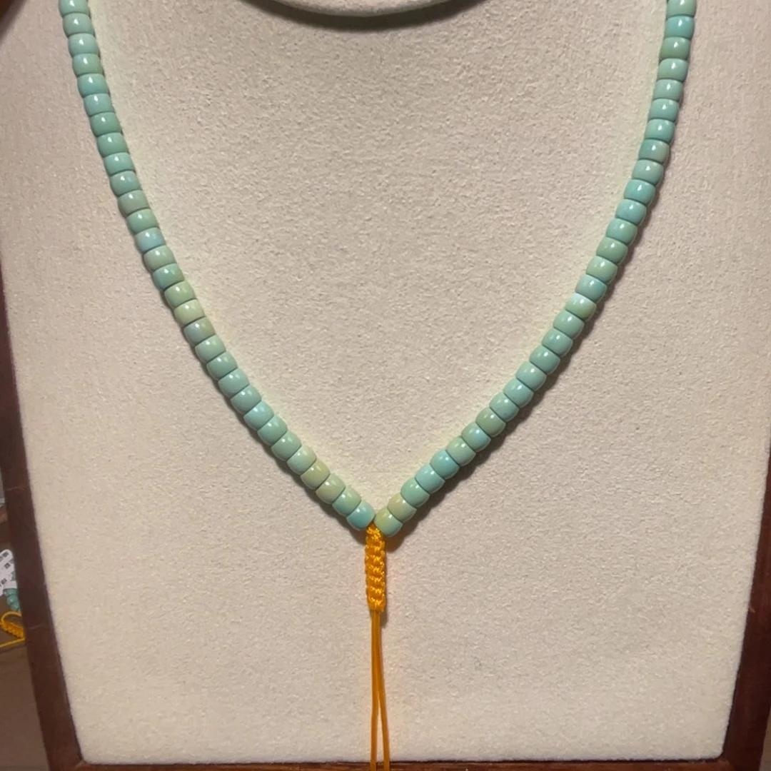 绿松石未镶嵌直切108