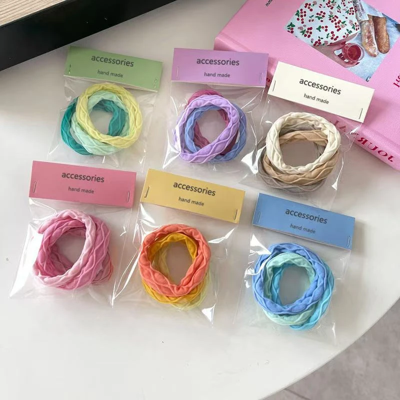 【cici专属】高弹力彩色不伤发毛巾发圈