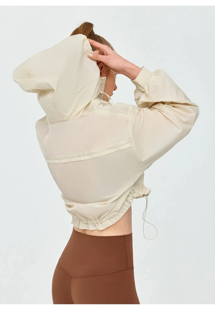 轻薄透气夏季短款防晒外套开衫春夏休闲百搭