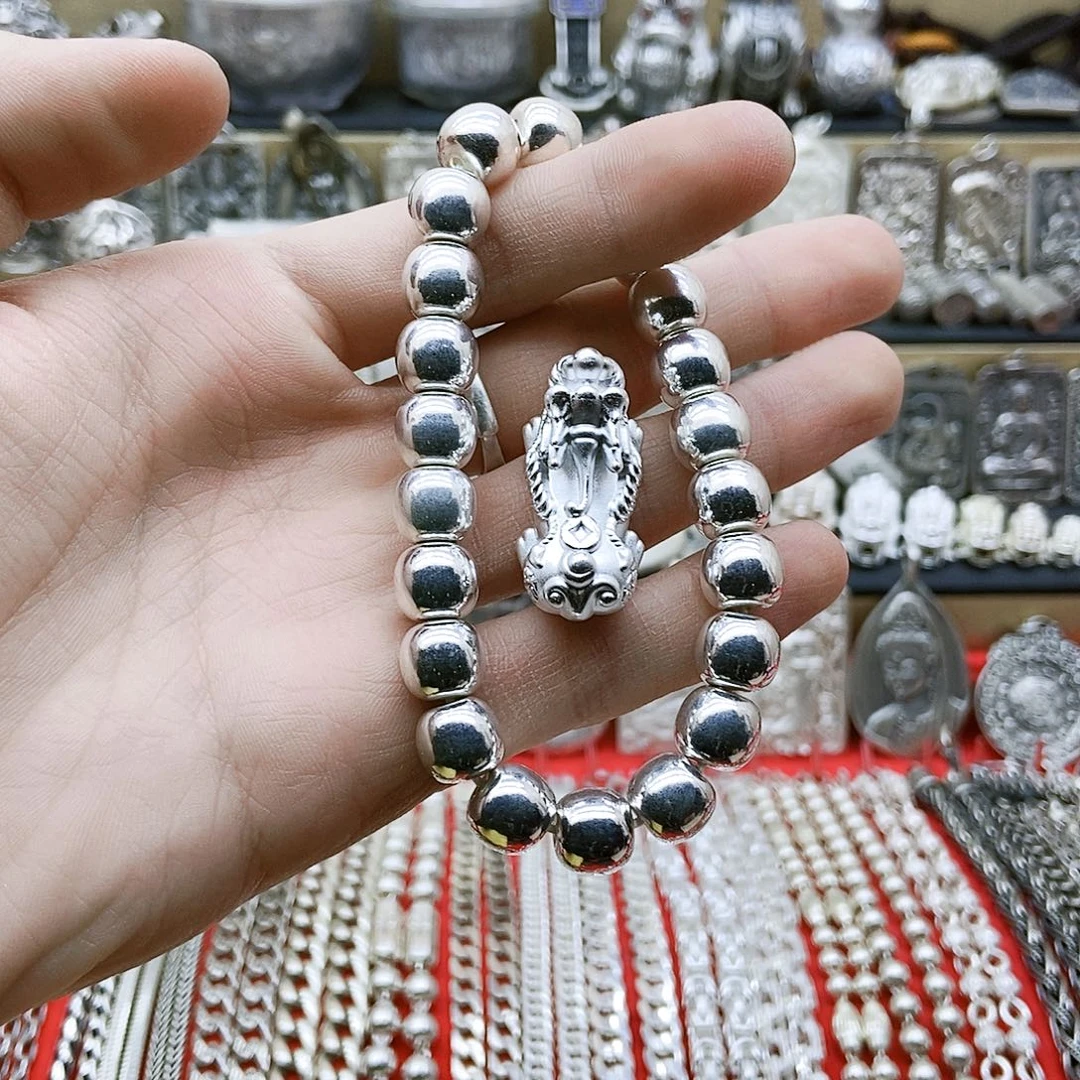 吊坠足银18颗老型珠