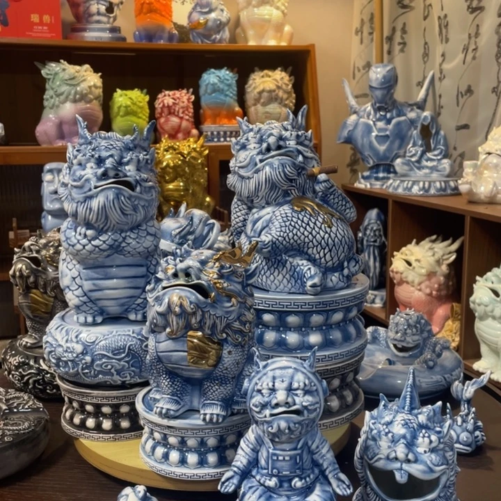 N***生瓷片摆件111111111