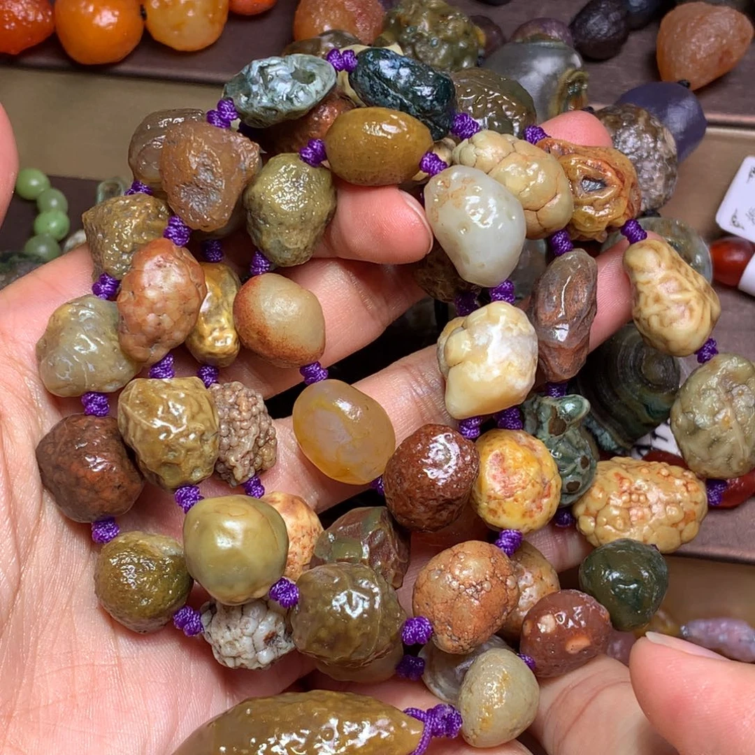 未镶嵌玛瑙/玉髓珠宝半成品