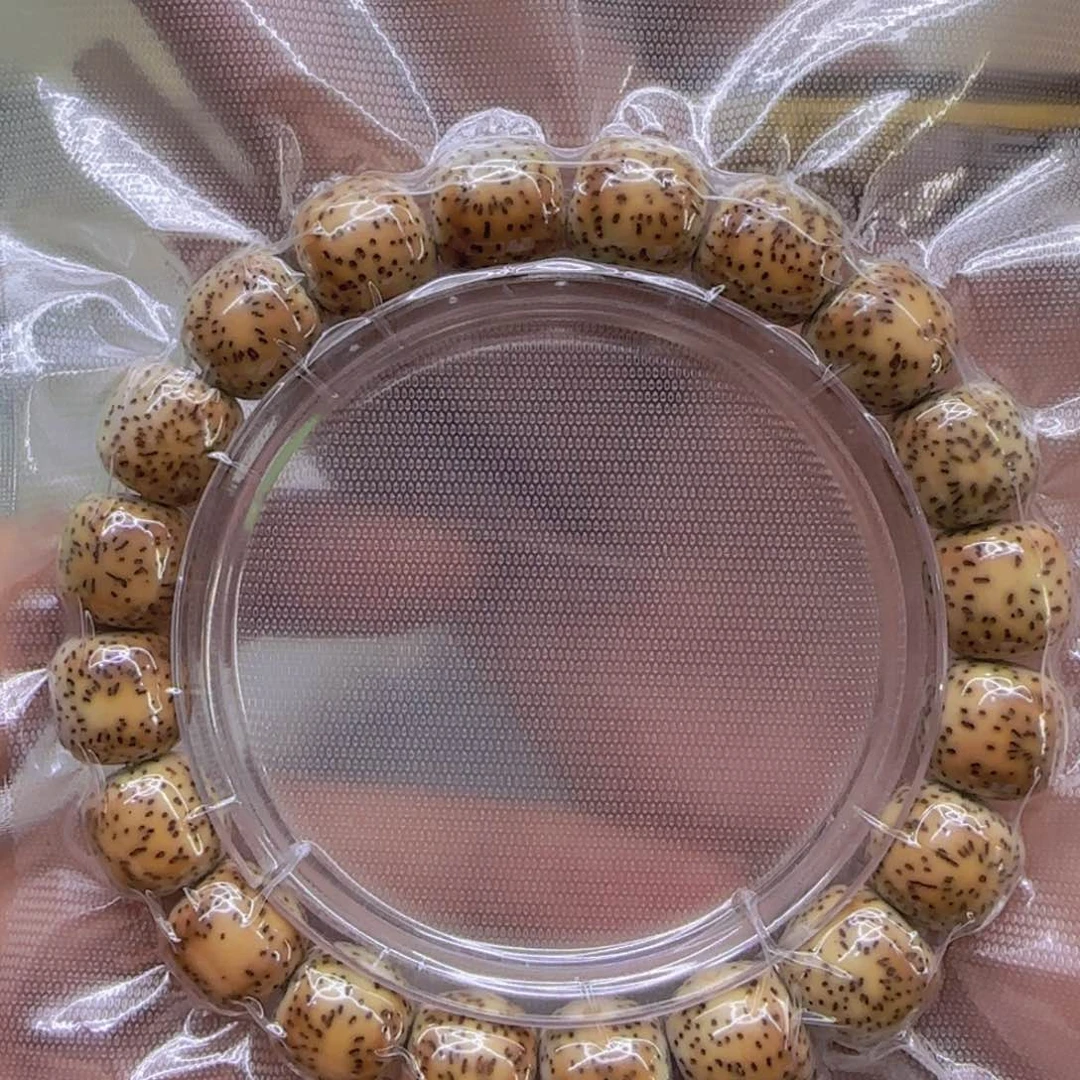 星月菩提手串121高端火烧云星月菩提1.2桶单圈