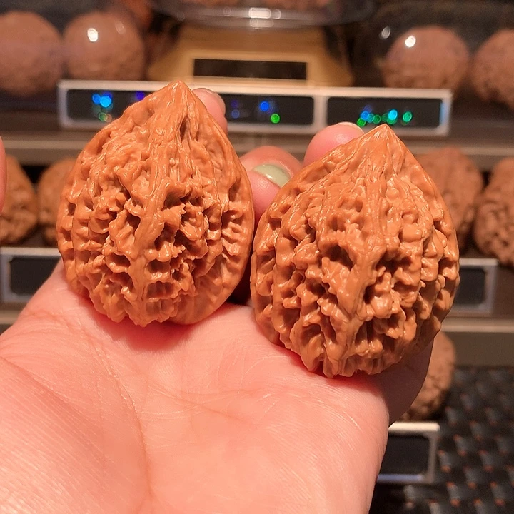 文玩核桃把件秦鸡