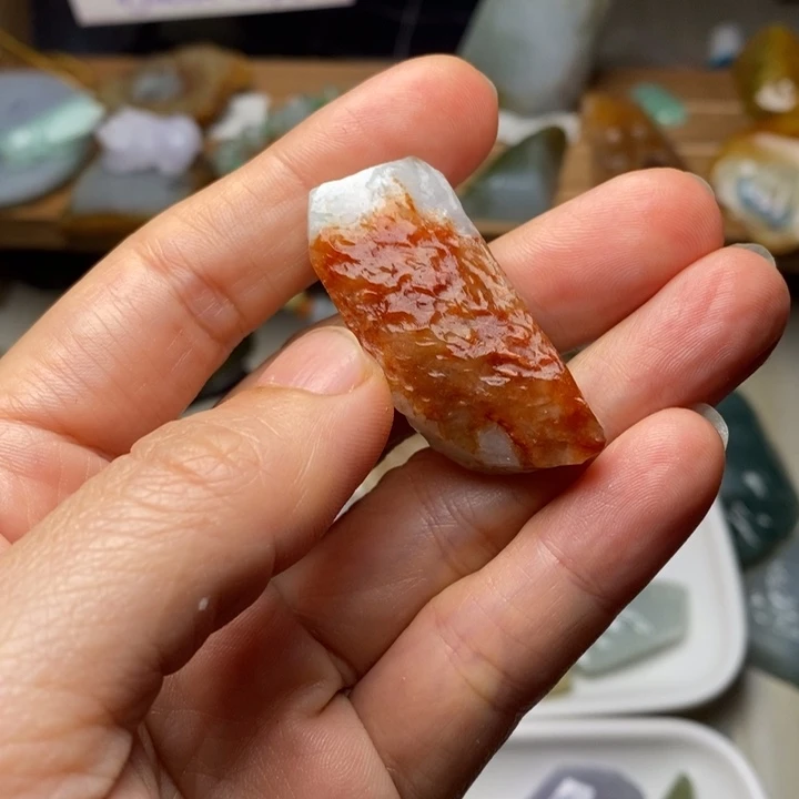 翡翠未镶嵌颈饰天然