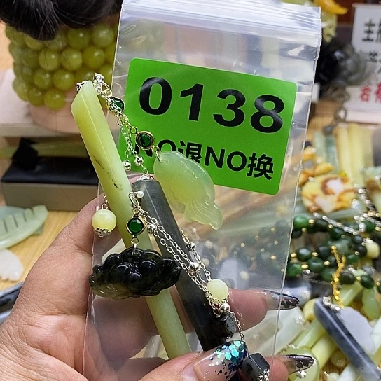 蛇纹石玉发簪未镶嵌延