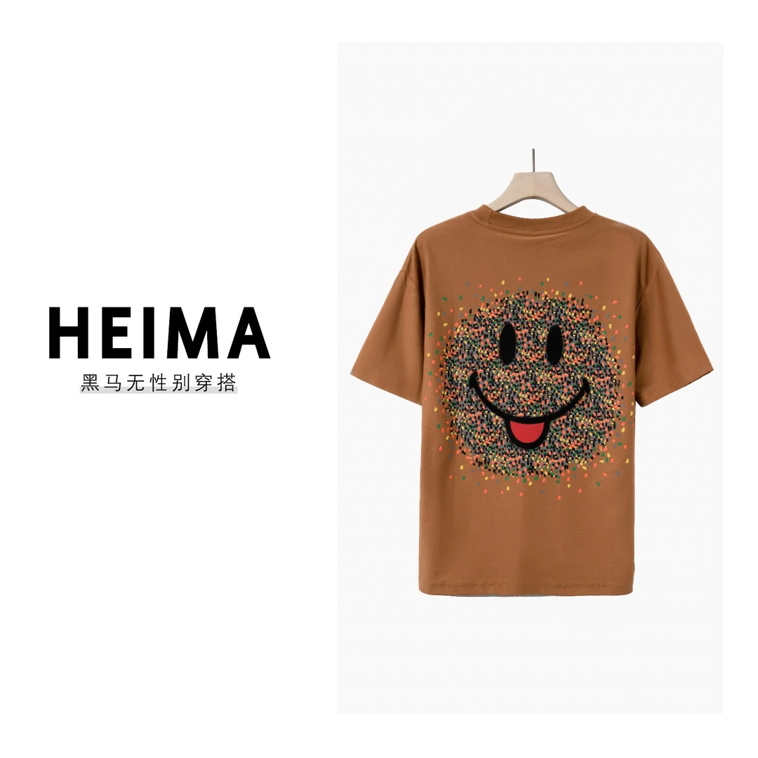 1756孤品  短袖男士T恤休闲时尚学生半袖宽松体恤夏季春夏款圆领