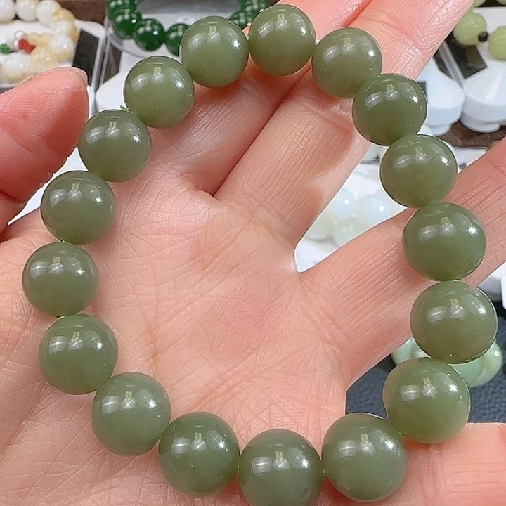 和田玉手串未镶嵌