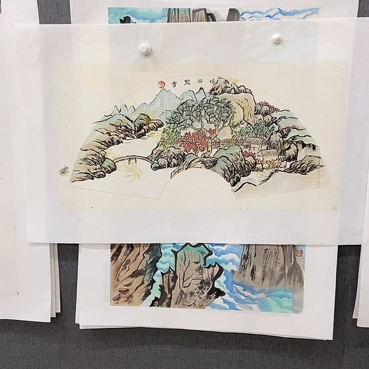 国画手寫手繪作品70