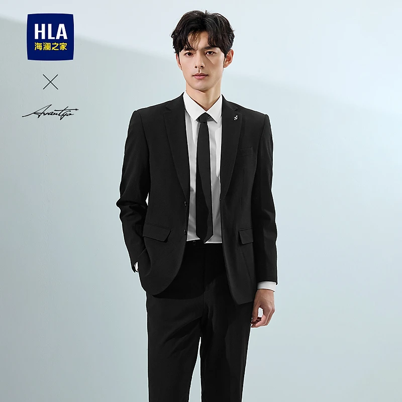 【婚庆西服】HLA/海澜之家西服套装男士25新商务婚礼西装外套男礼服