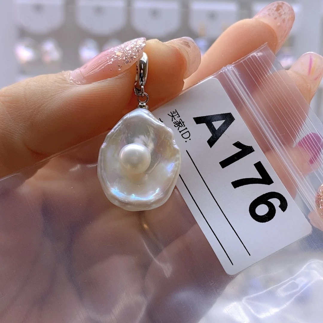 淡水珍珠颈饰银S925镶嵌