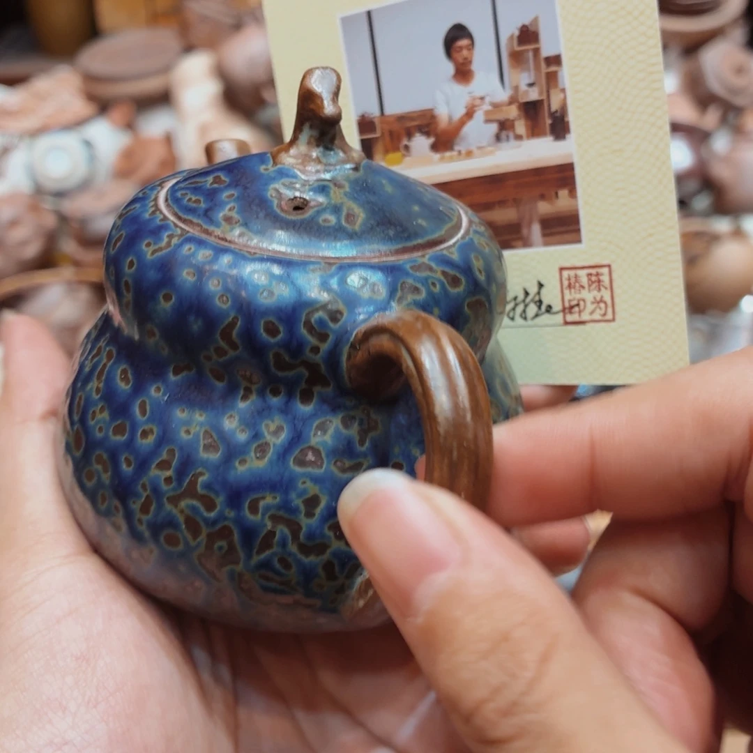 柴烧老岩泥高温茶器皿