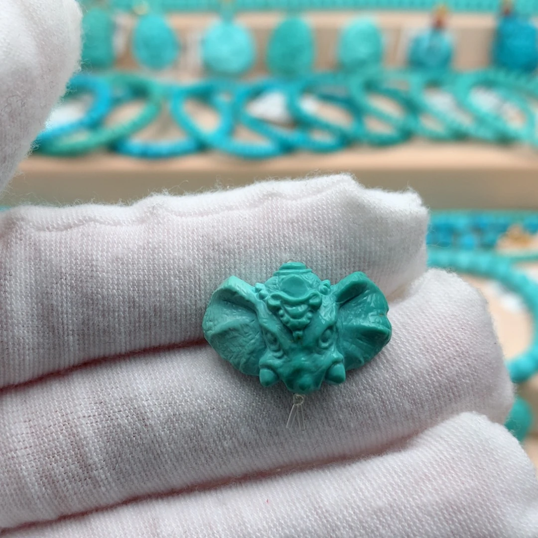 绿松石未镶嵌珠宝奇石21 mm