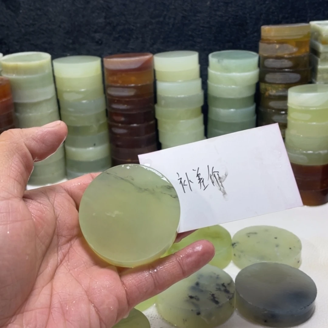 【闪购商品】蛇纹石玉珠宝半成品未镶嵌吴*哥