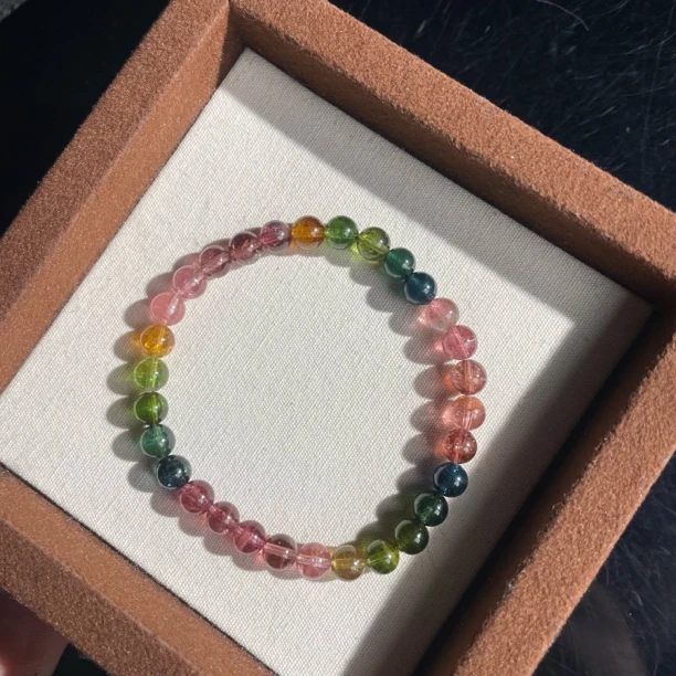 【大鱼甄选】老矿色标碧玺6mm+XD94多样性发其一