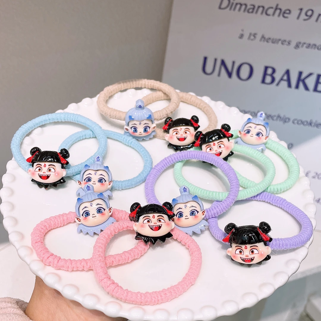 A-6516  d  10个高弹力头绳        发圈