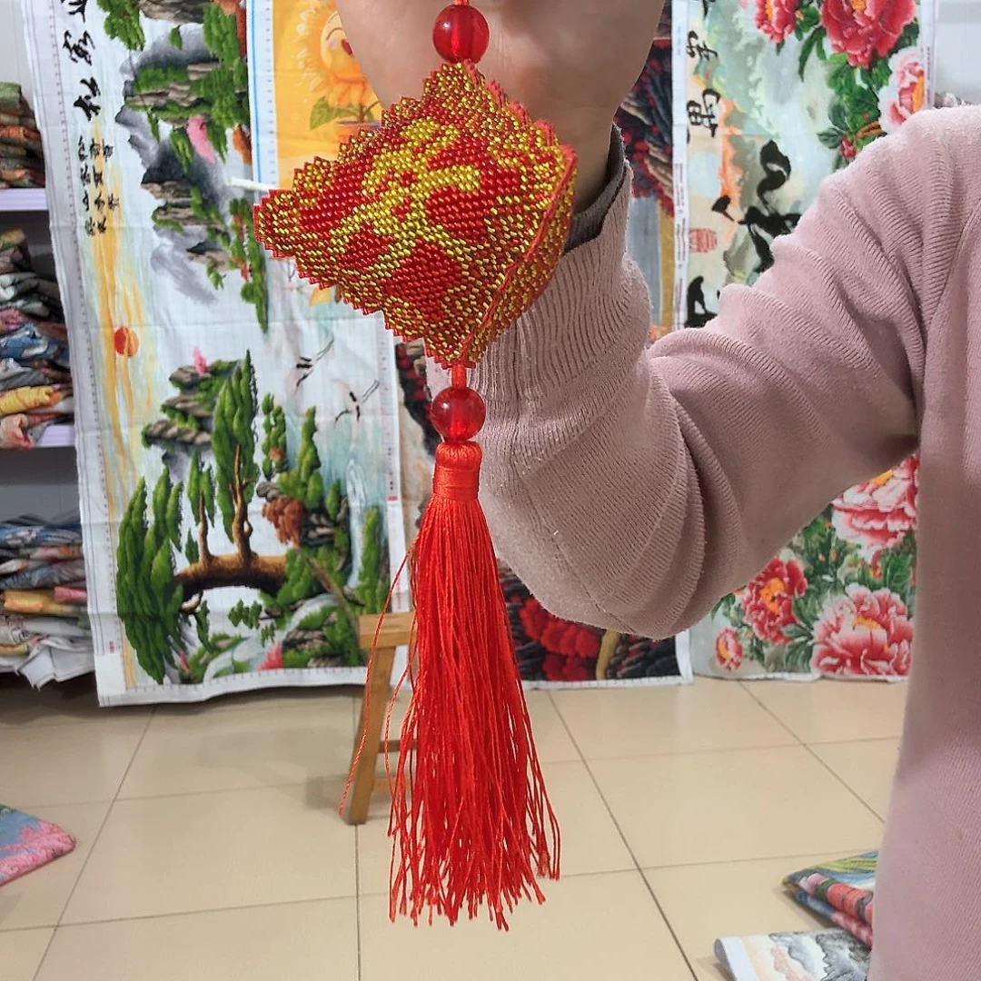 棉十字绣成品出售