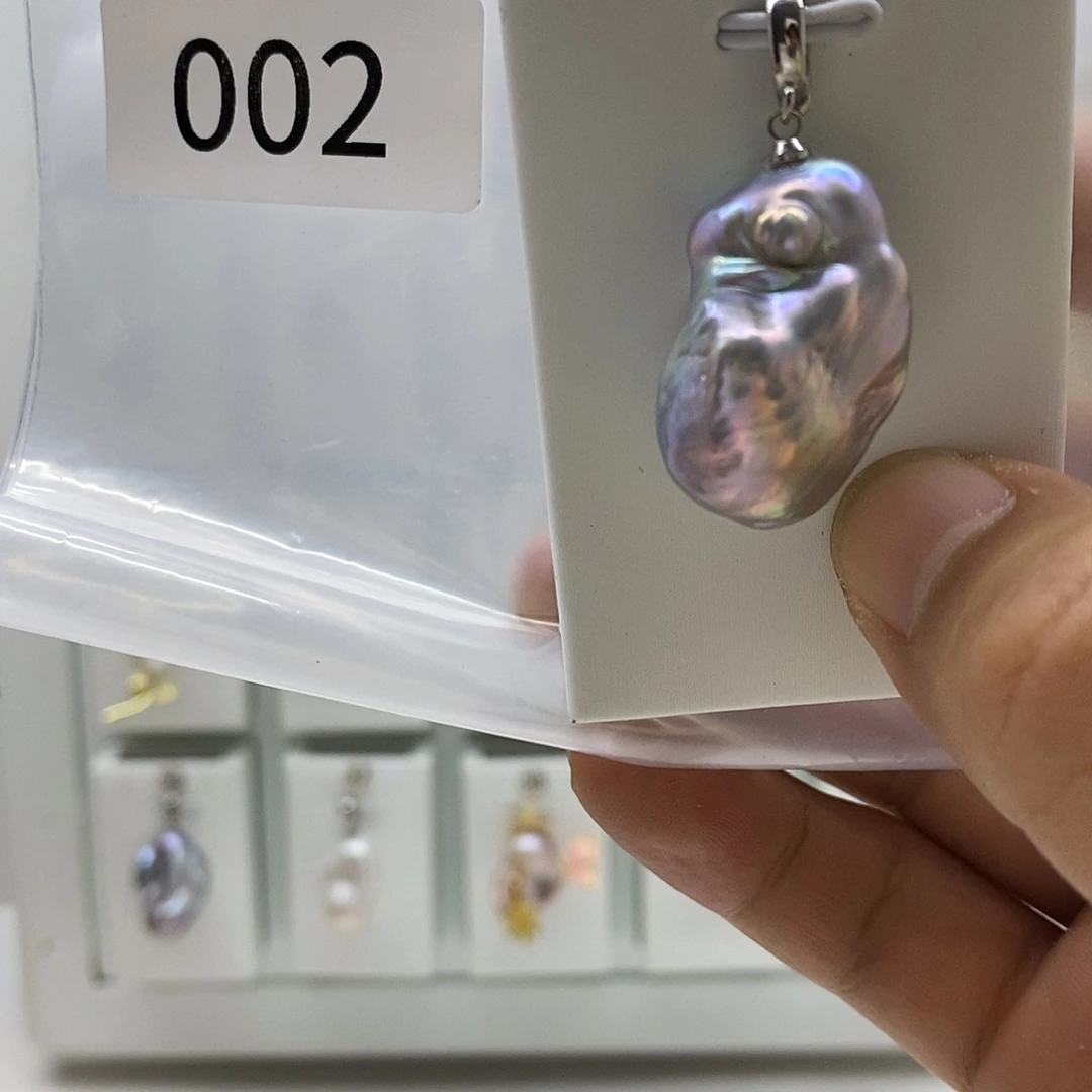 合金淡水珍珠巴洛克珍珠001