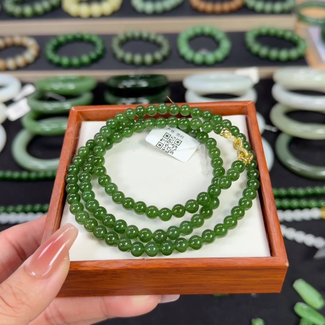 和田玉未镶嵌手链