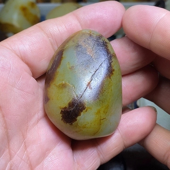 和田玉未镶嵌吊坠(不含链)