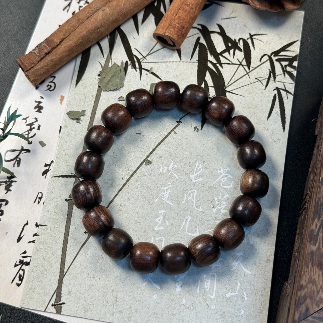 《老猪严选》4.24cx006天然木制手串约12mm多样性发其一