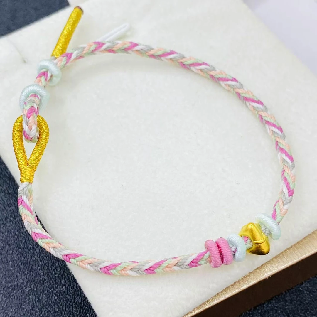 杨教授珠宝18K金粽子手绳配件