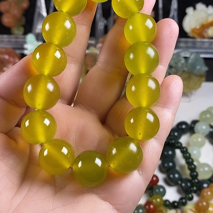 蛇纹石玉未镶嵌手串