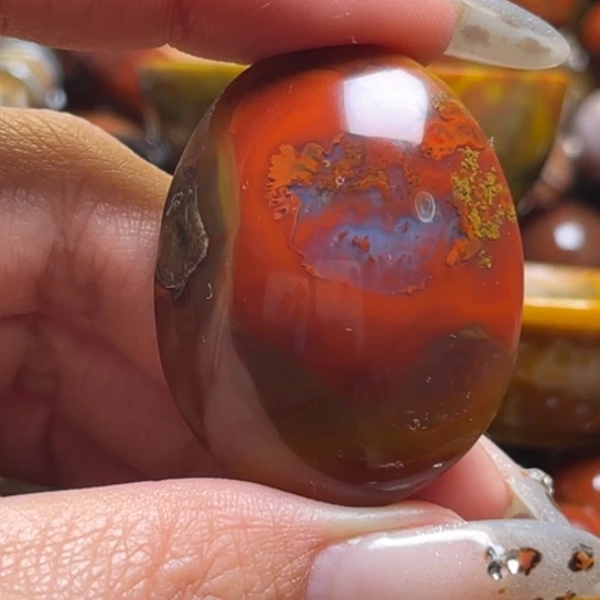 玛瑙/玉髓未镶嵌吊坠