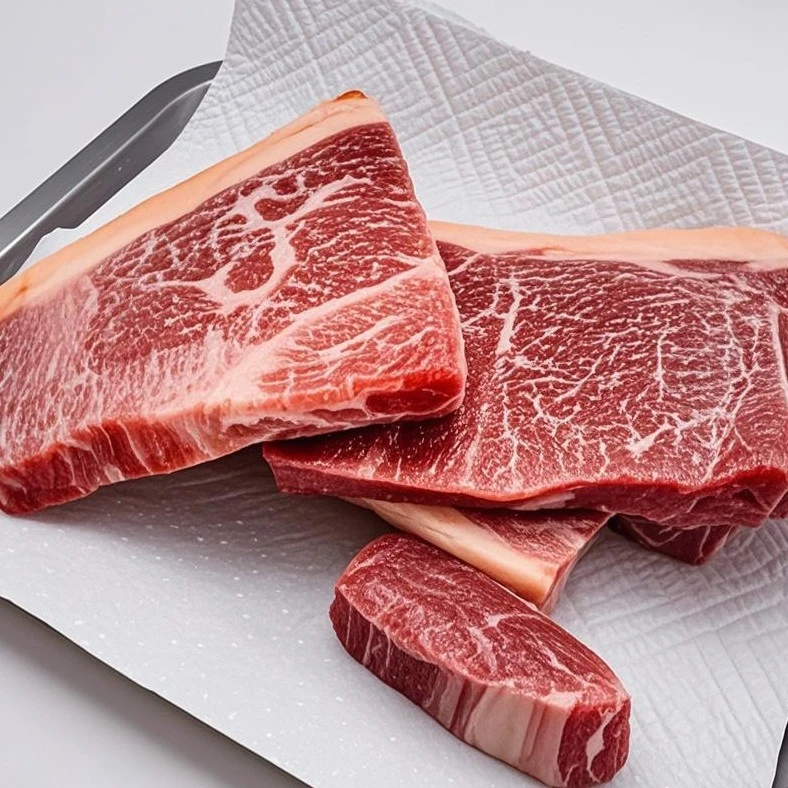 澳洲纯血和牛(FULLBLOOD WAGYU)原切牛肉M9+奶香肉块边角料