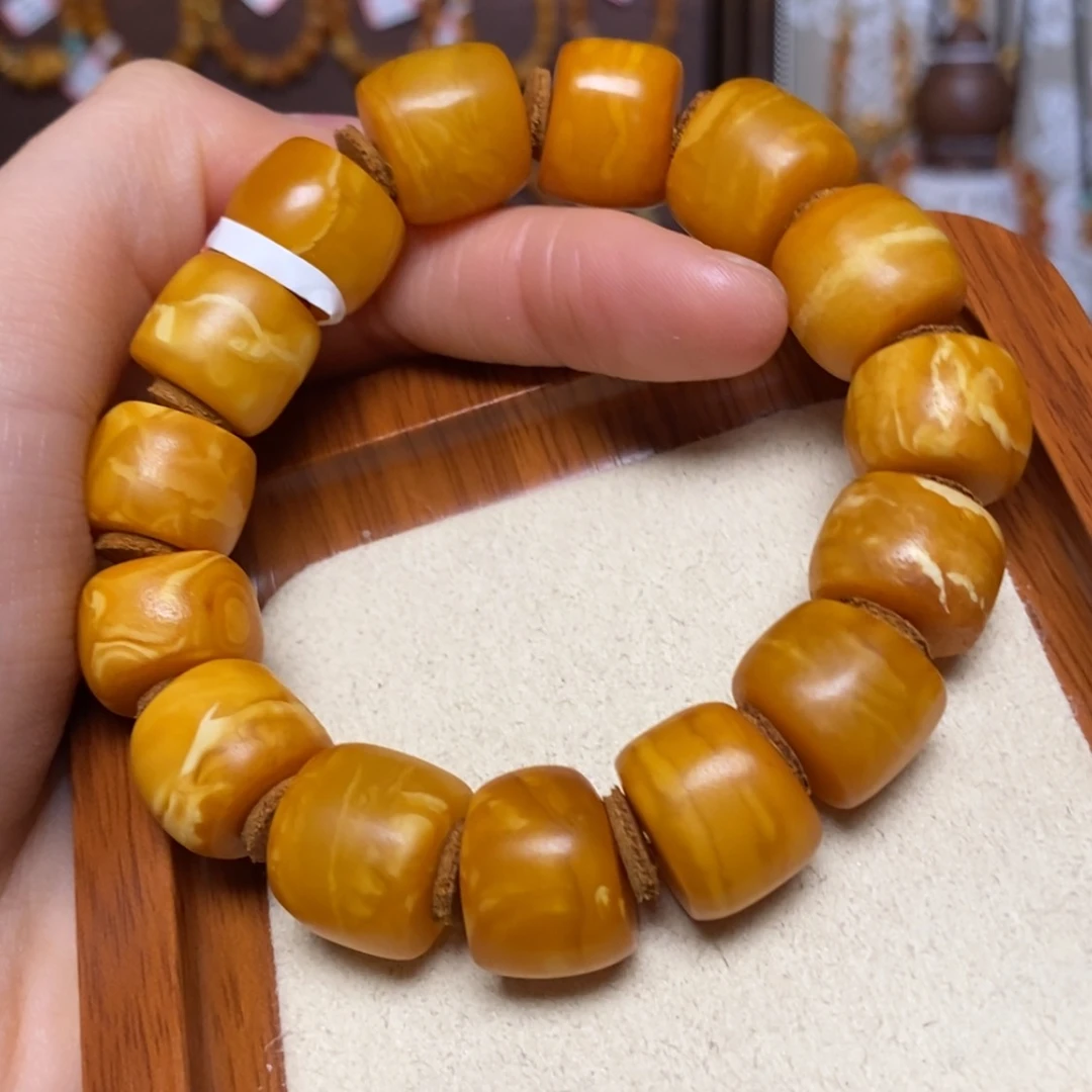 【闪购商品】手链蜜蜡未镶嵌哈*弓手串