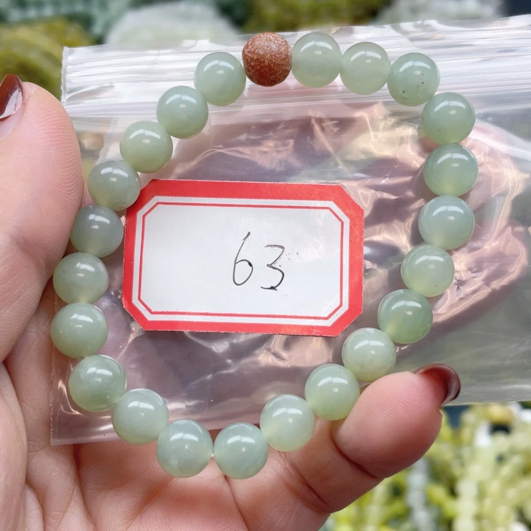 未镶嵌蛇纹石玉手串