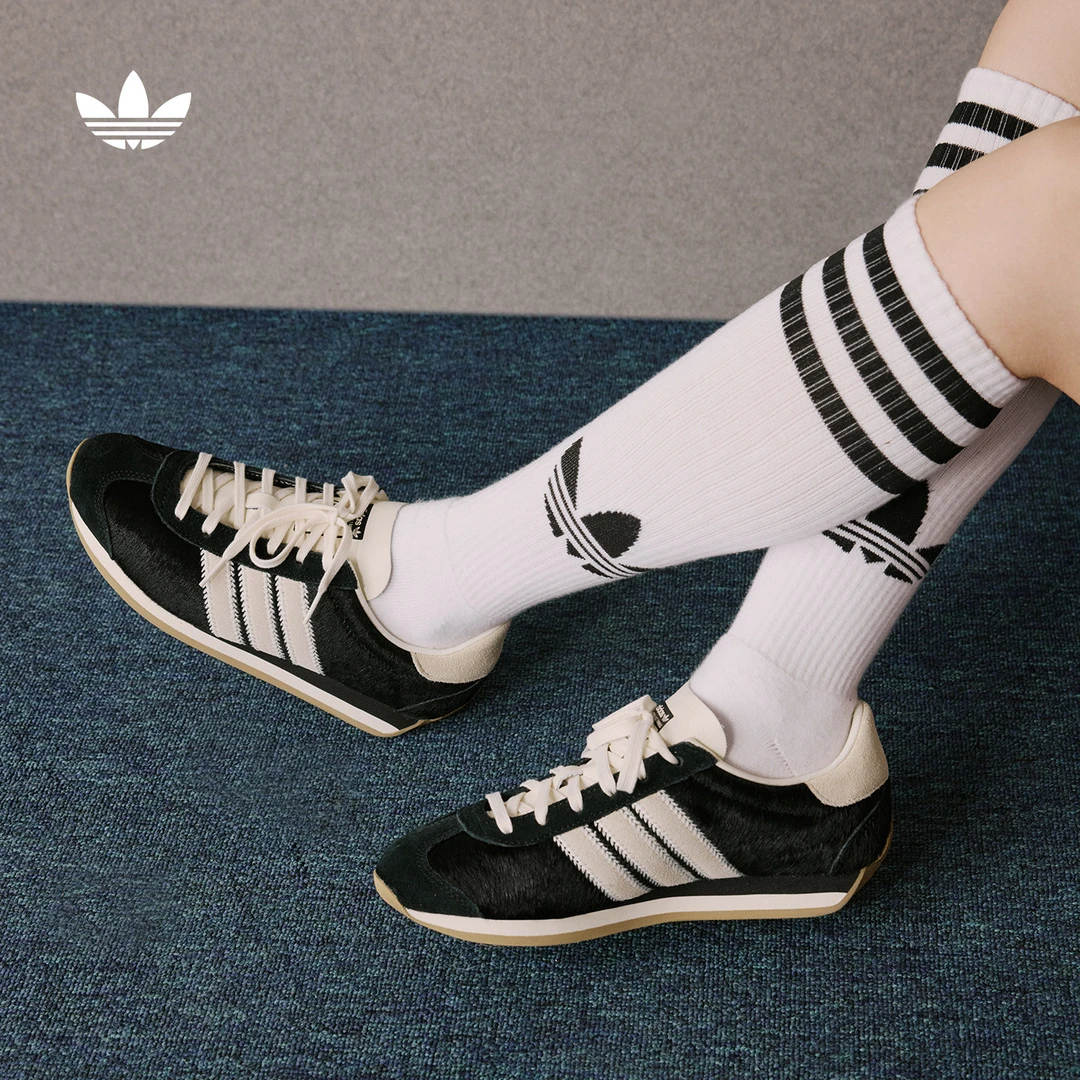 流光风 阿迪达斯三叶草 COUNTRY OG W经典复古运动鞋女新款JQ0545