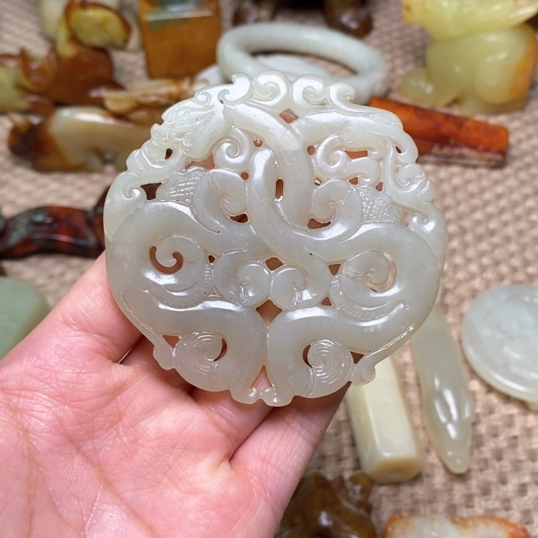 白玉菩提吊坠白玉菩提白玉菩提摆件