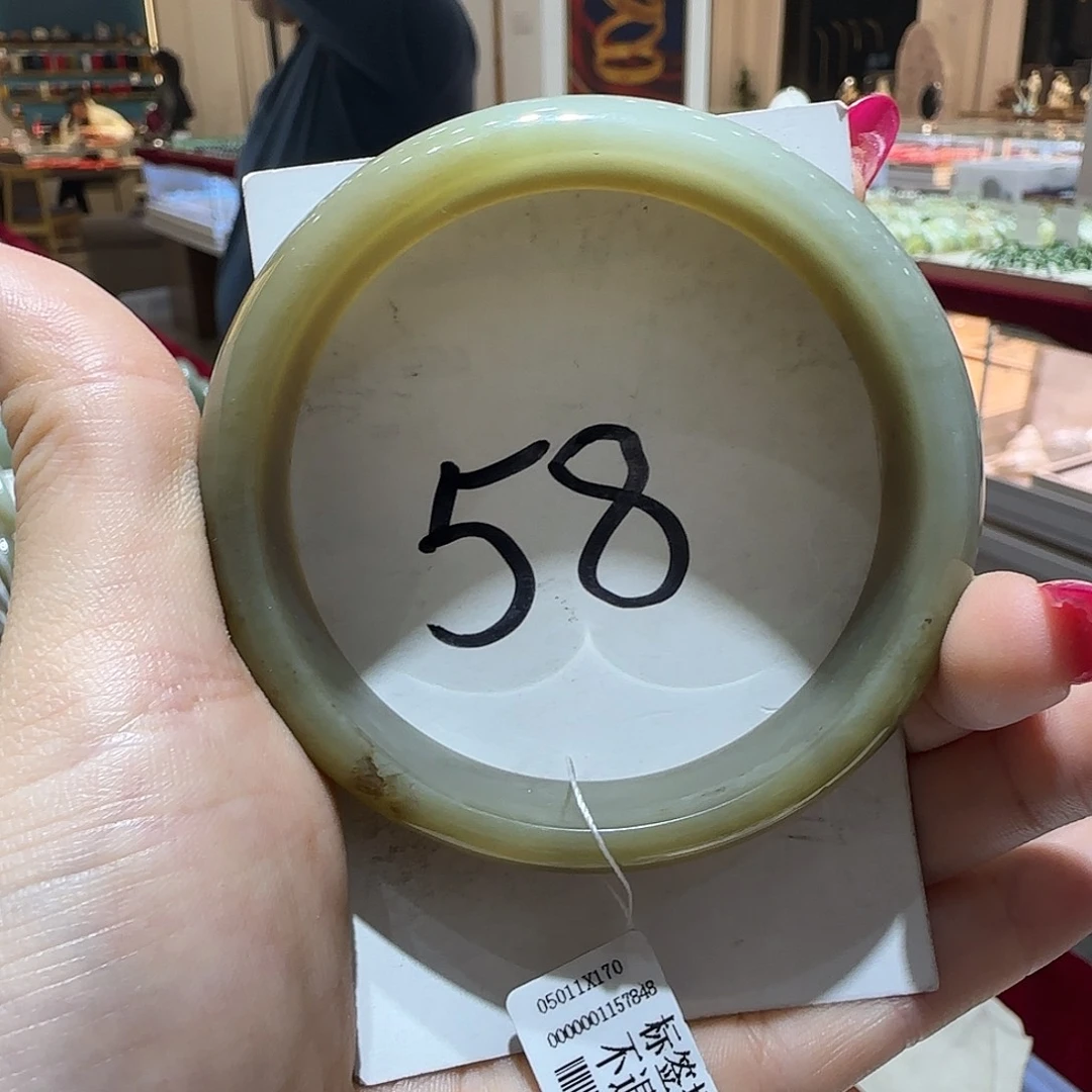 和田玉未镶嵌手镯893