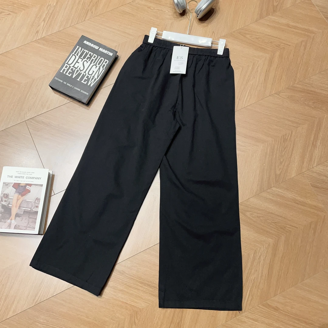 新疆包邮【6125】直筒阔腿裤-腰围68裤长90