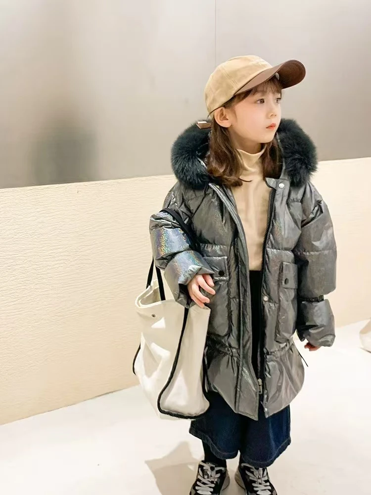 701pin牌撤柜 90绒女宝棉服