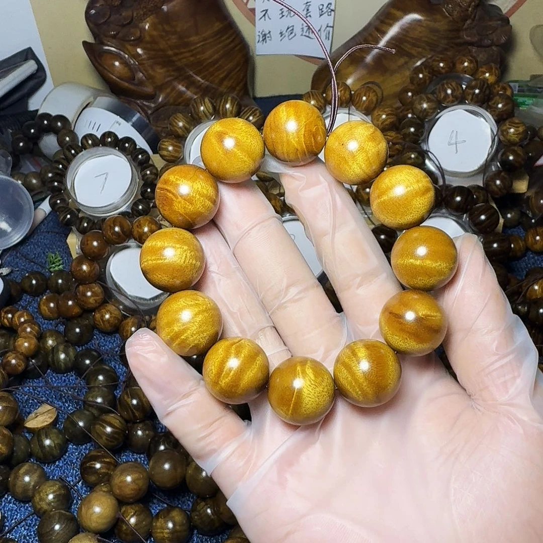 金丝楠手串/手链小叶桢楠