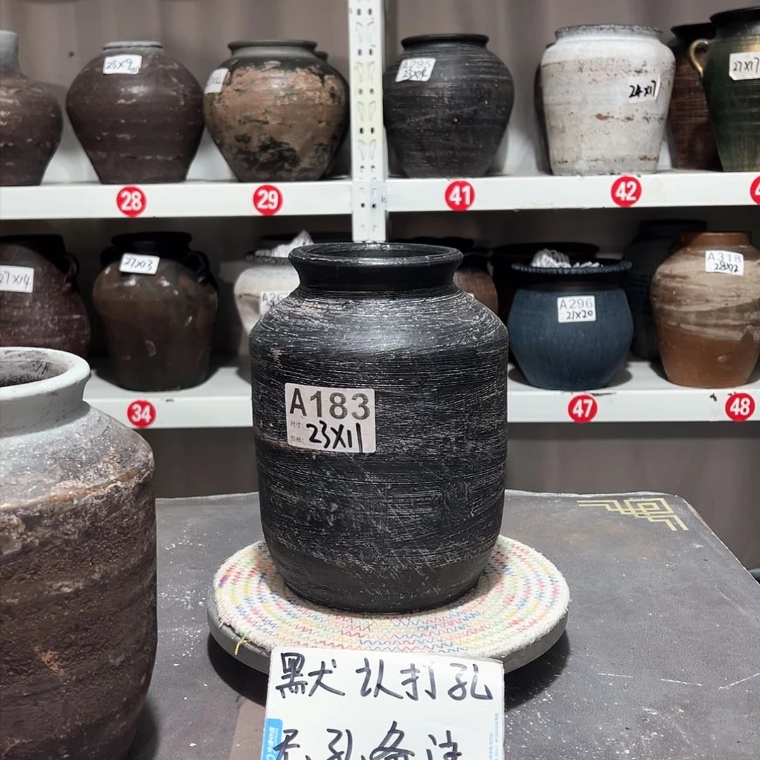 红陶30号黑灰无孔备注