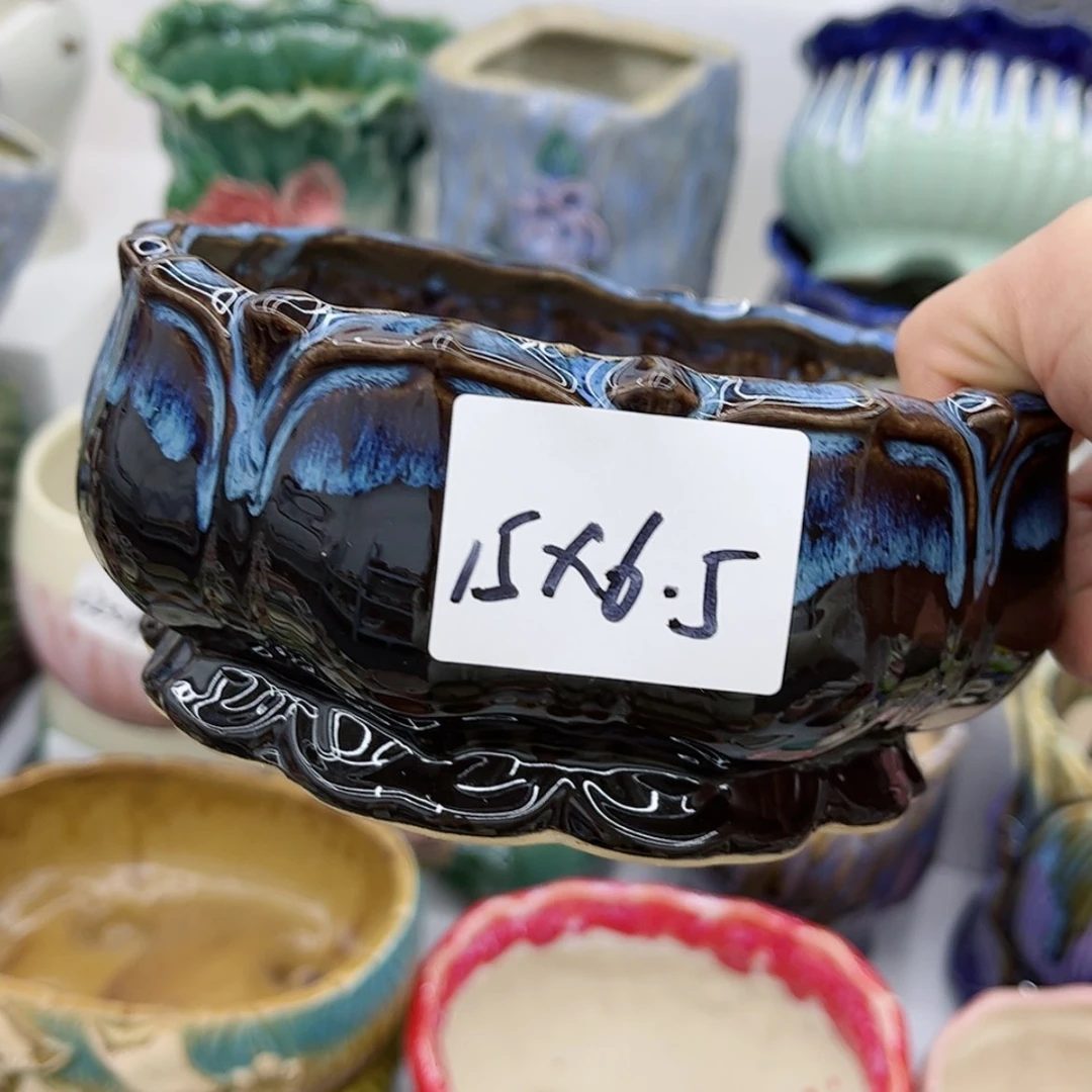 【闪购商品】陶瓷多肉绿植陶瓷花盆