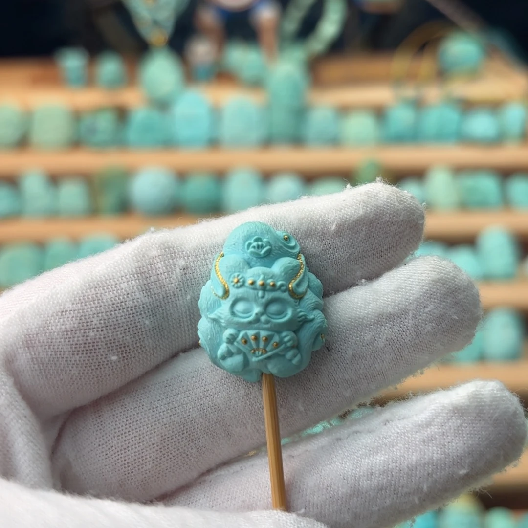 绿松石未镶嵌配饰