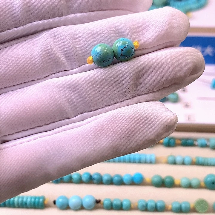 绿松石未镶嵌挂件