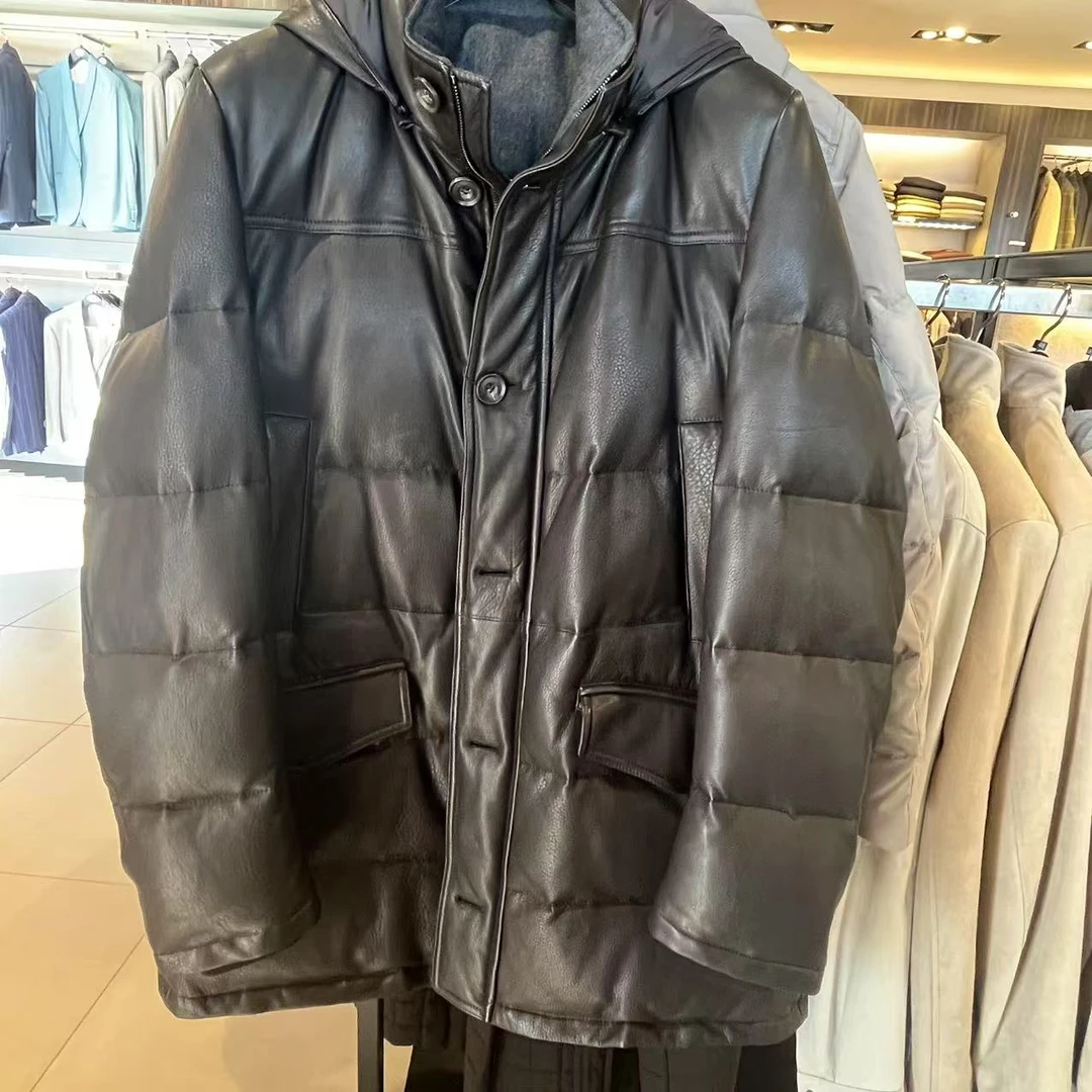 代c or nel ia ni 原价巨贵 冬季超级折上折的100%羊羊皮羽  绒服