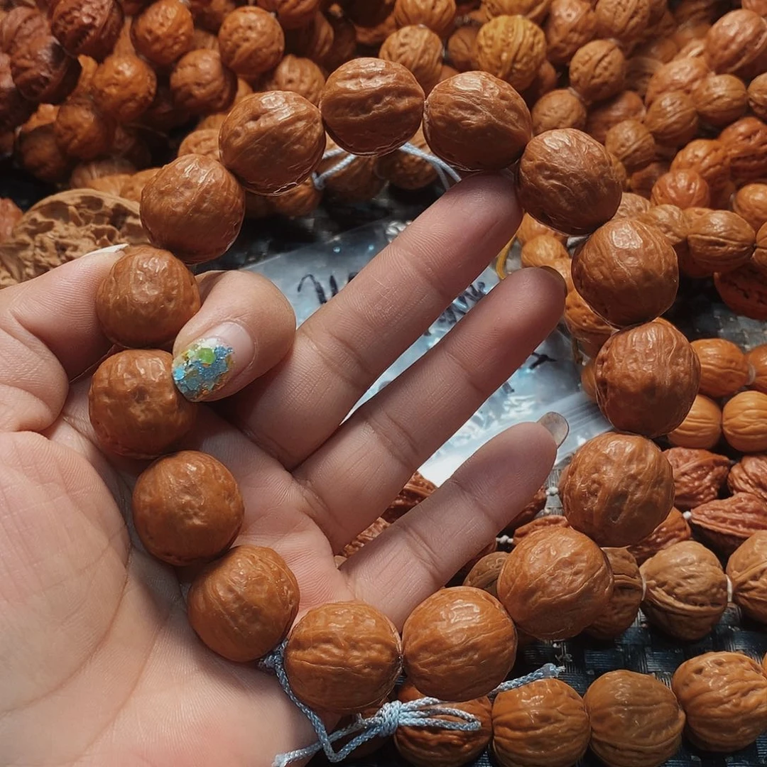 星***符文玩核桃手串红枣