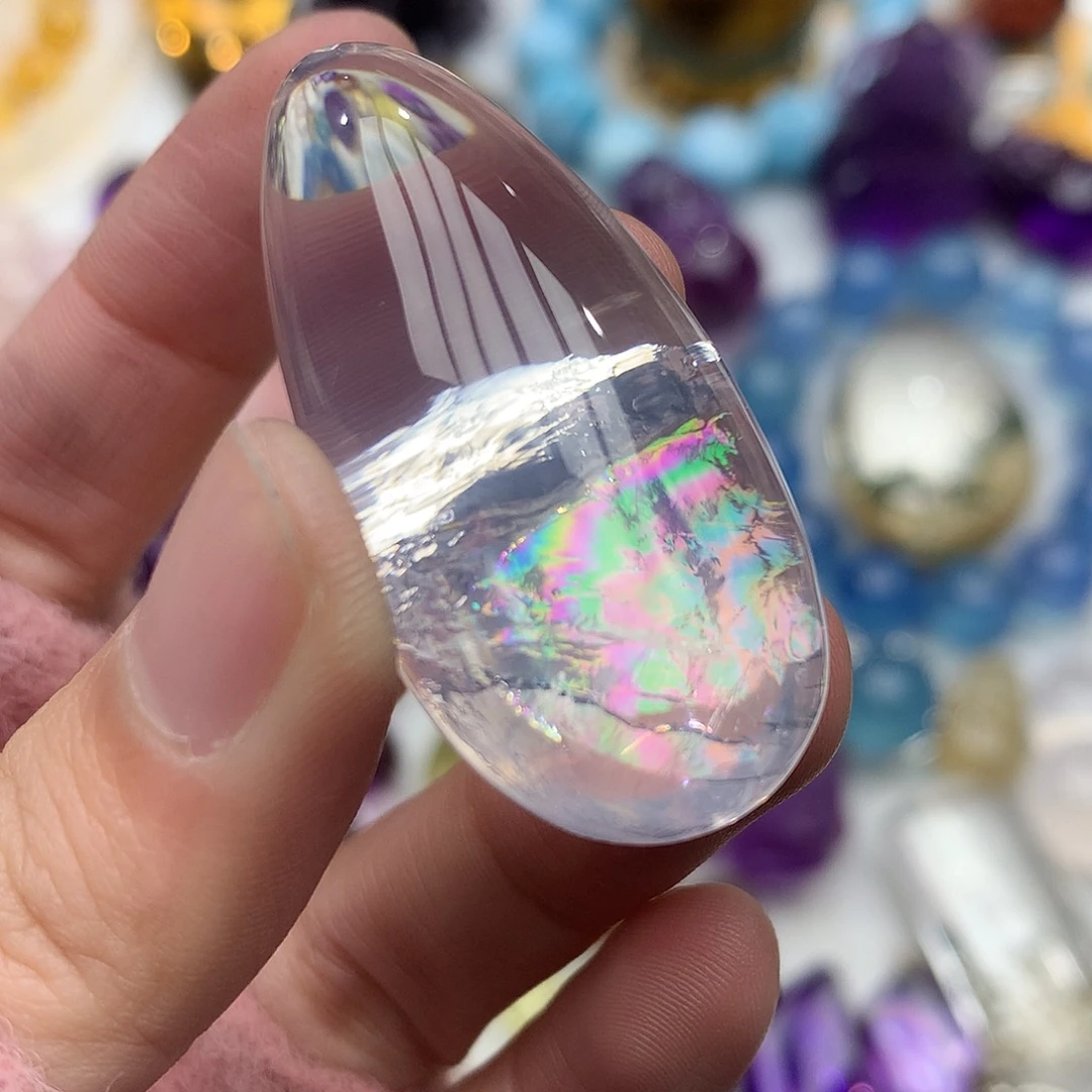 珠宝半成品未镶嵌水晶手把件