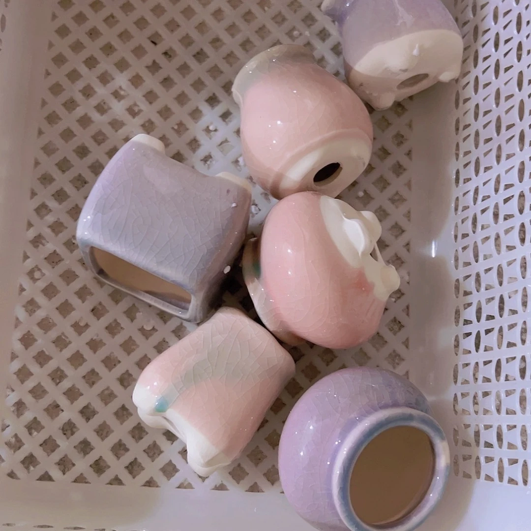 红陶陶瓷花盆当场满12包邮瑕疵