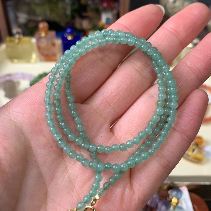 未镶嵌葡萄石珠宝半成品