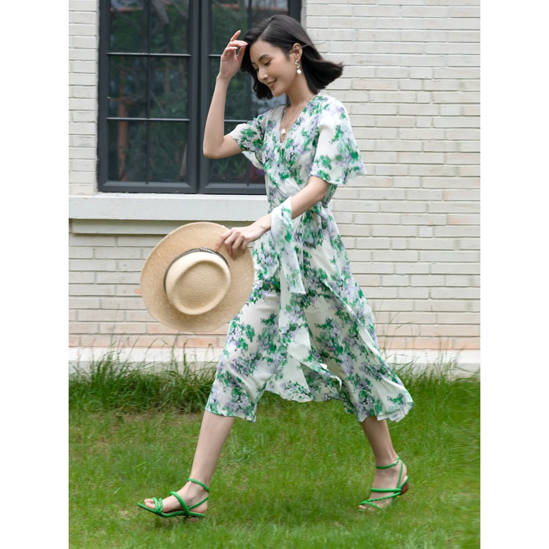 【丽公主专属】莱芙·艾迪儿连衣裙（赠吊带衫）1E2L93195