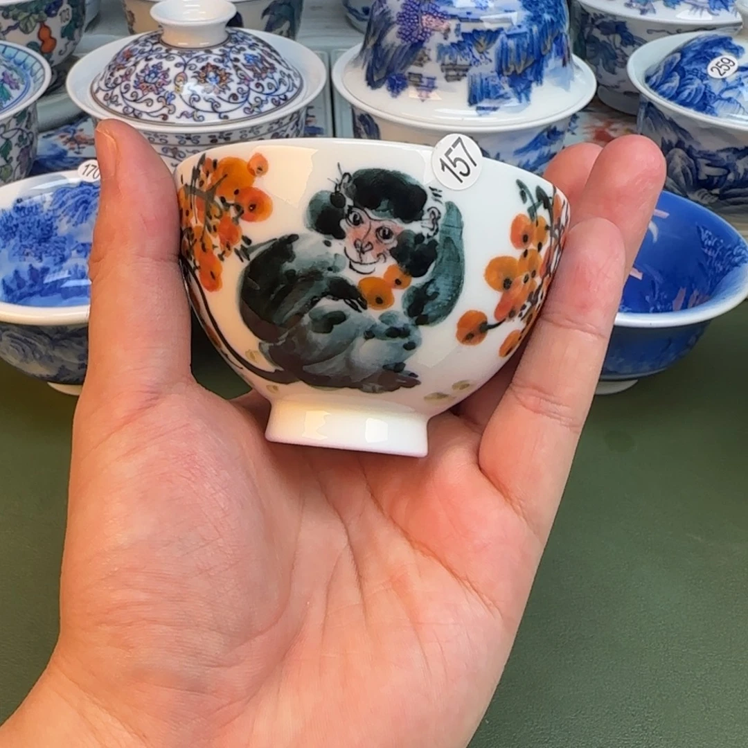 彦祖纯手工手绘茶具157