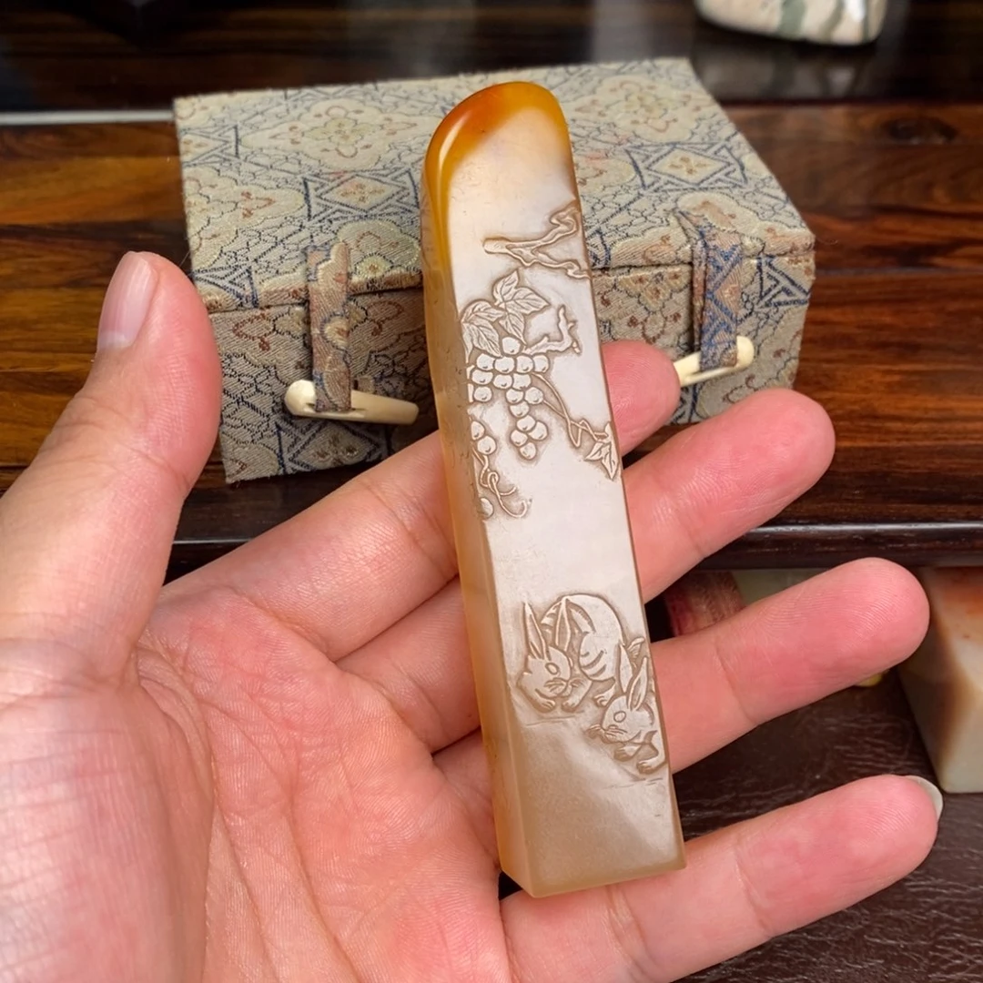 洛***绝寿山石收藏作品石